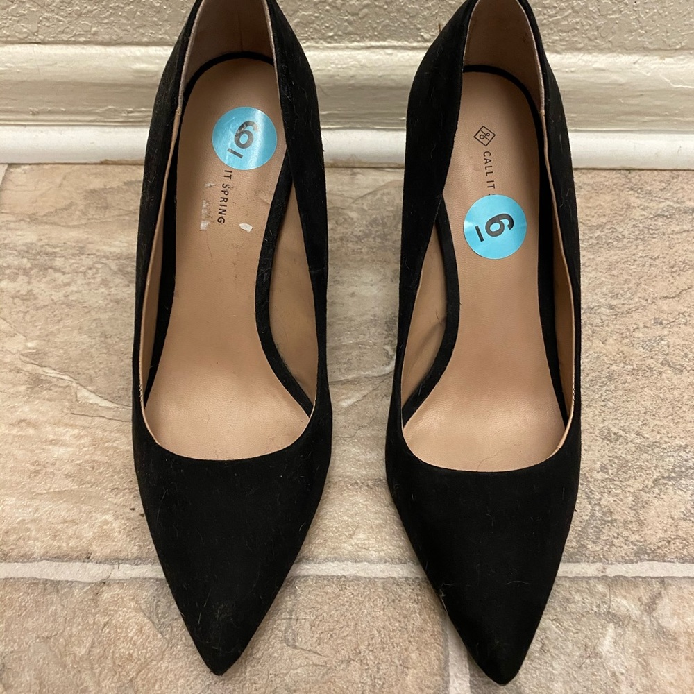 Black heels